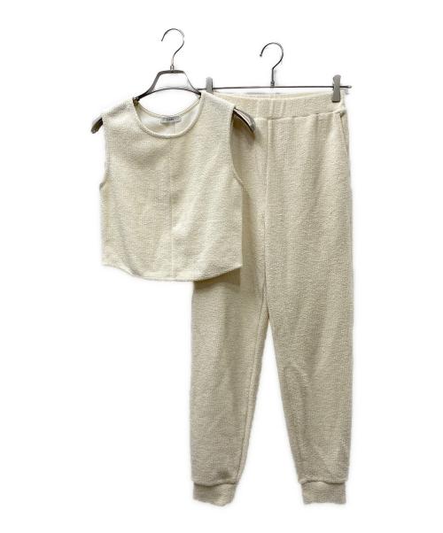 CLANE（クラネ）CLANE (クラネ) セットアップ LATCH PILE SET UP アイボリーの古着・服飾アイテム