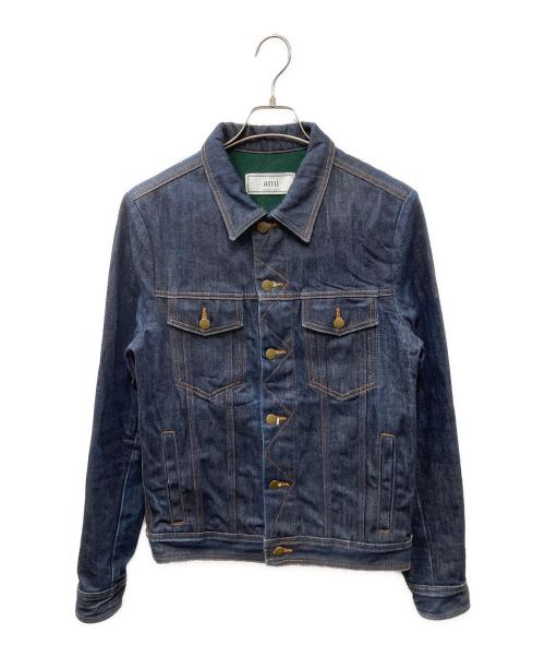 AMI Alexandre Mattiussi（アミアレクサンドルマテュッシ）AMI Alexandre Mattiussi (アミアレクサンドルマテュッシ) デニムジャケット インディゴ サイズ:Sの古着・服飾アイテム