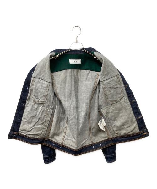 AMI Alexandre Mattiussi（アミアレクサンドルマテュッシ）AMI Alexandre Mattiussi (アミアレクサンドルマテュッシ) デニムジャケット インディゴ サイズ:Sの古着・服飾アイテム