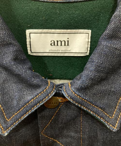 AMI Alexandre Mattiussi（アミアレクサンドルマテュッシ）AMI Alexandre Mattiussi (アミアレクサンドルマテュッシ) デニムジャケット インディゴ サイズ:Sの古着・服飾アイテム
