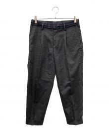 KOLOR（カラー）の古着「ストライプスラックスパンツ」｜グレー