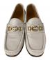 GUCCI (グッチ) ビットローファー ホワイト サイズ:SIZE 7：14000円