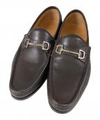 GUCCIグッチ）の古着「ビットローファー」｜ブラウン