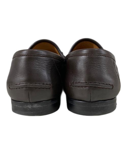 GUCCI（グッチ）GUCCI (グッチ) ビットローファー ブラウン サイズ:SIZE 6 1/2の古着・服飾アイテム