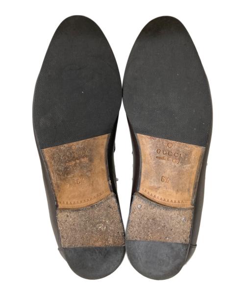 GUCCI（グッチ）GUCCI (グッチ) ビットローファー ブラウン サイズ:SIZE 6 1/2の古着・服飾アイテム