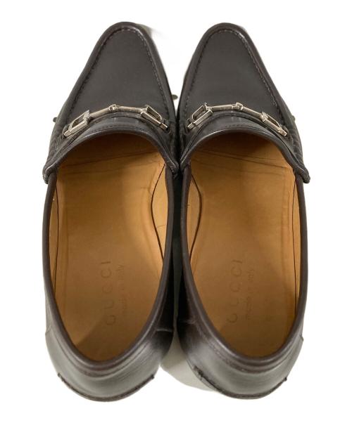 GUCCI（グッチ）GUCCI (グッチ) ビットローファー ブラウン サイズ:SIZE 6 1/2の古着・服飾アイテム
