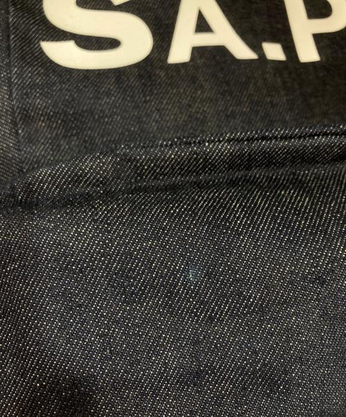 A.P.C.（アーペーセー）A.P.C. (アーペーセー) sacai (サカイ) リバーシブルトートバッグ オリーブ×インディゴ サイズ:OneSizeの古着・服飾アイテム