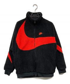 ジャケット・アウター NIKE Vintage Anorak Jacket Center Swoosh 中古・古着通販】NIKE (ナイキ) SWOOSH WOVEN ANORAK JACKET ブラック