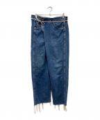 MAISON EUREKAメゾンエウレカ）の古着「VINTAGE REWORK BIGGY 017 デニムパンツ」｜ブルー