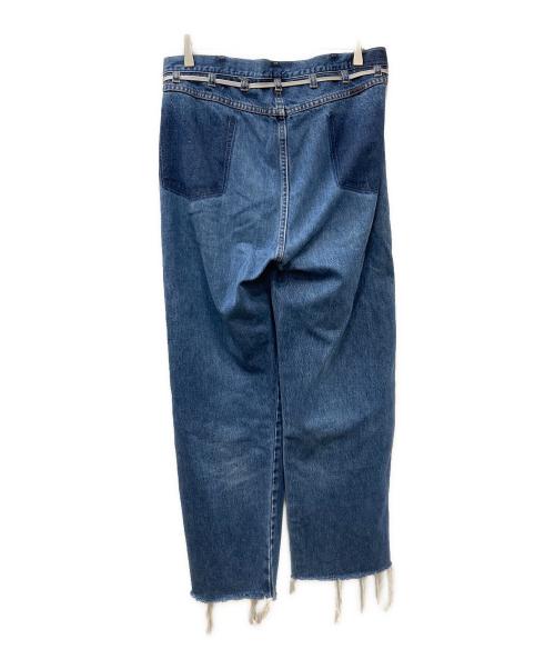 MAISON EUREKA（メゾンエウレカ）MAISON EUREKA (メゾンエウレカ) VINTAGE REWORK BIGGY 017 デニムパンツ ブルー サイズ:Mの古着・服飾アイテム