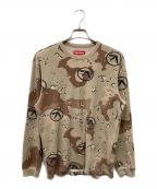 SUPREMEシュプリーム）の古着「25SS Aphex Twin Thermal Chocolate Chip Camo ロングスリーブカットソー」｜ブラウン