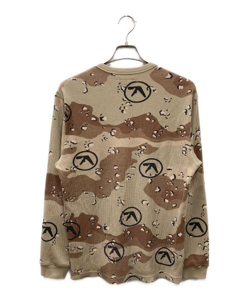 SUPREME（シュプリーム）Supreme (シュプリーム) 25SS Aphex Twin Thermal Chocolate Chip Camo ロングスリーブカットソー ブラウン サイズ:Ｓの古着・服飾アイテム