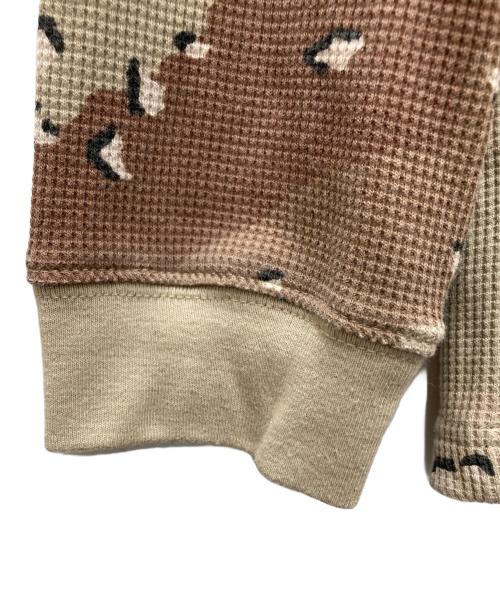 SUPREME（シュプリーム）Supreme (シュプリーム) 25SS Aphex Twin Thermal Chocolate Chip Camo ロングスリーブカットソー ブラウン サイズ:Ｓの古着・服飾アイテム