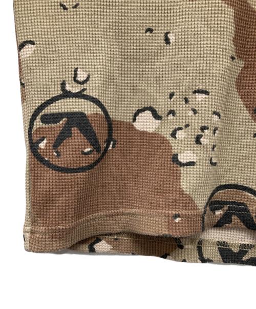SUPREME（シュプリーム）Supreme (シュプリーム) 25SS Aphex Twin Thermal Chocolate Chip Camo ロングスリーブカットソー ブラウン サイズ:Ｓの古着・服飾アイテム
