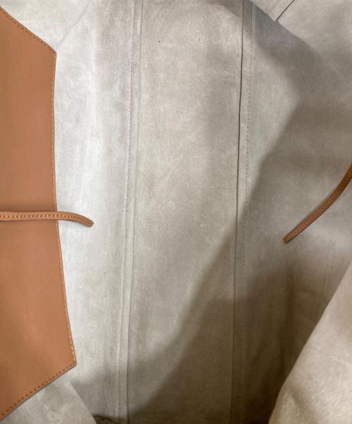 ANYA HINDMARCH（アニヤ・ハインドマーチ）ANYA HINDMARCH (アニヤハインドマーチ) Rainnbow Featherweight Ebury Tote レザートートバッグ ブラウン サイズ:OneSizeの古着・服飾アイテム