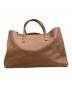 ANYA HINDMARCH (アニヤハインドマーチ) Rainnbow Featherweight Ebury Tote レザートートバッグ ブラウン サイズ:OneSize：7000円