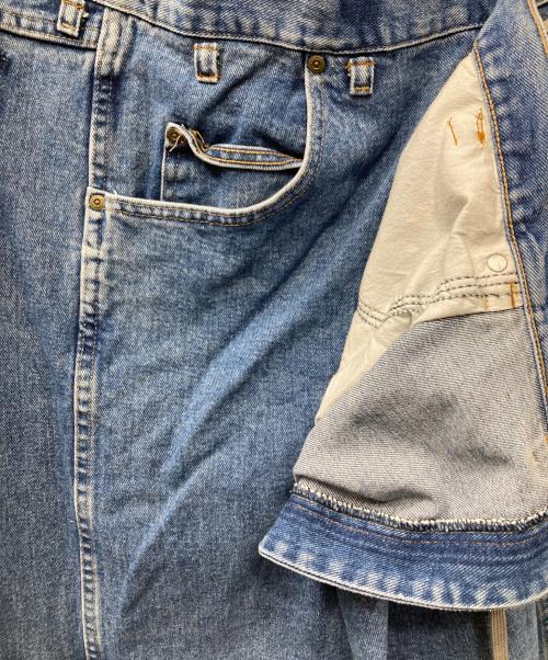 MAISON EUREKA（メゾンエウレカ）MAISON EUREKA (メゾンエウレカ) VINTAGE REWORK BIGGY カットオフデニム インディゴ サイズ:Sの古着・服飾アイテム