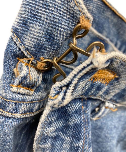 MAISON EUREKA（メゾンエウレカ）MAISON EUREKA (メゾンエウレカ) VINTAGE REWORK BIGGY カットオフデニム インディゴ サイズ:Sの古着・服飾アイテム