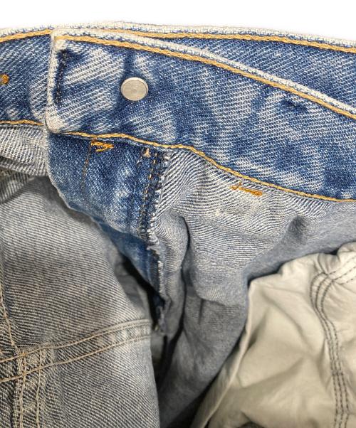 MAISON EUREKA（メゾンエウレカ）MAISON EUREKA (メゾンエウレカ) VINTAGE REWORK BIGGY カットオフデニム インディゴ サイズ:Sの古着・服飾アイテム