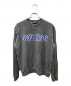 DSQUARED2ディースクエアード）の古着「Cool Fit プリントスウェット」｜グレー