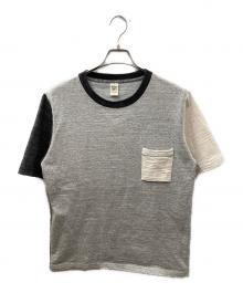 JACKMAN（ジャックマン）の古着「Dotsume Pocket T-Shirt  ポケットTシャツ」｜グレー