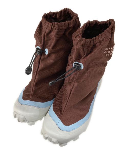 SALOMON（サロモン）SALOMON (サロモン) MM6 Maison Margiela (エムエムシックス メゾンマルジェラ) Cross Mid ハイカットスニーカー ブラウン×ブルー サイズ:27.5cmの古着・服飾アイテム