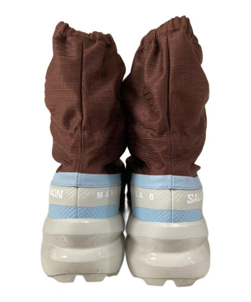 SALOMON（サロモン）SALOMON (サロモン) MM6 Maison Margiela (エムエムシックス メゾンマルジェラ) Cross Mid ハイカットスニーカー ブラウン×ブルー サイズ:27.5cmの古着・服飾アイテム