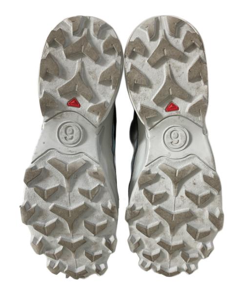 SALOMON（サロモン）SALOMON (サロモン) MM6 Maison Margiela (エムエムシックス メゾンマルジェラ) Cross Mid ハイカットスニーカー ブラウン×ブルー サイズ:27.5cmの古着・服飾アイテム