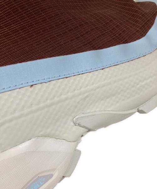 SALOMON（サロモン）SALOMON (サロモン) MM6 Maison Margiela (エムエムシックス メゾンマルジェラ) Cross Mid ハイカットスニーカー ブラウン×ブルー サイズ:27.5cmの古着・服飾アイテム