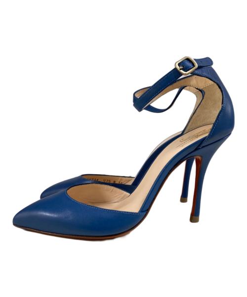 Santoni（サントーニ）Santoni (サントーニ) ヒールパンプス ブルー サイズ:36の古着・服飾アイテム