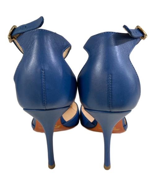 Santoni（サントーニ）Santoni (サントーニ) ヒールパンプス ブルー サイズ:36の古着・服飾アイテム