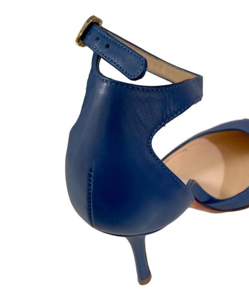 Santoni（サントーニ）Santoni (サントーニ) ヒールパンプス ブルー サイズ:36の古着・服飾アイテム