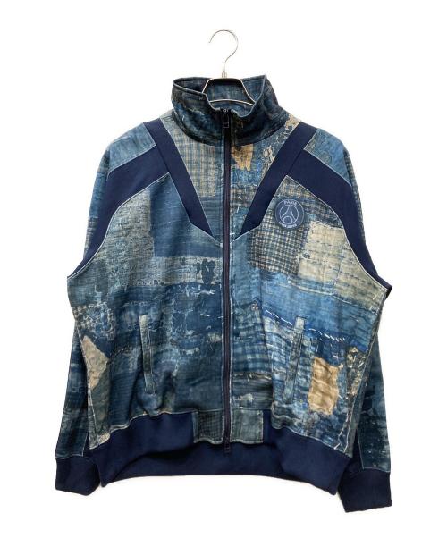 Paris Saint-Germain（パリサンジェルマン）PARIS SAINT-GERMAIN (パリサンジェルマン) POGGY (ポギー) PLJ BORO PRINTED TRACK TOP インディゴ サイズ:SIZE Mの古着・服飾アイテム