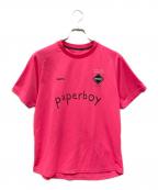 F.C.R.B.×paperboyエフシーレアルブリストル×ペーパーボーイ）の古着「24SS paperboy S/S PRE MATCH TOP」｜ショッキングピンク