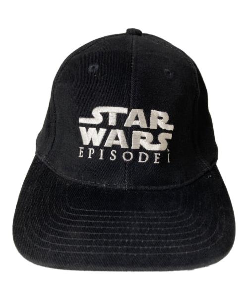 STAR WARS（スターウォーズ）STAR WARS (スターウォーズ) 90'sムービープロモーションキャップ ブラックの古着・服飾アイテム