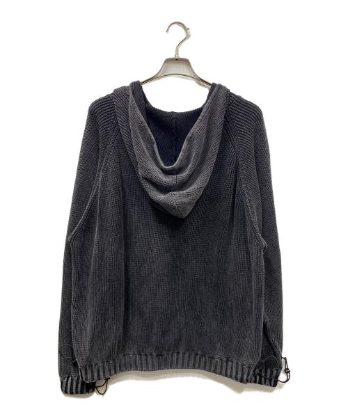 flagstuff（フラグスタフ）flagstuff (フラグスタフ) CPG KNIT DYE JACKET ブラック サイズ:SIZE Lの古着・服飾アイテム