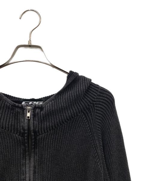 flagstuff（フラグスタフ）flagstuff (フラグスタフ) CPG KNIT DYE JACKET ブラック サイズ:SIZE Lの古着・服飾アイテム