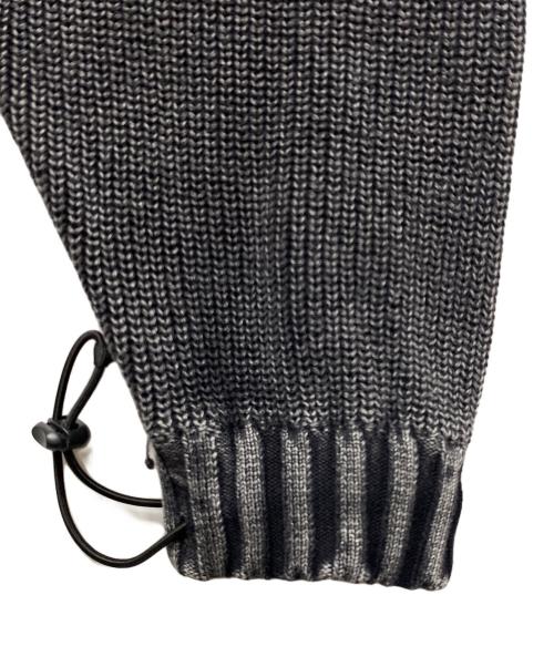 flagstuff（フラグスタフ）flagstuff (フラグスタフ) CPG KNIT DYE JACKET ブラック サイズ:SIZE Lの古着・服飾アイテム