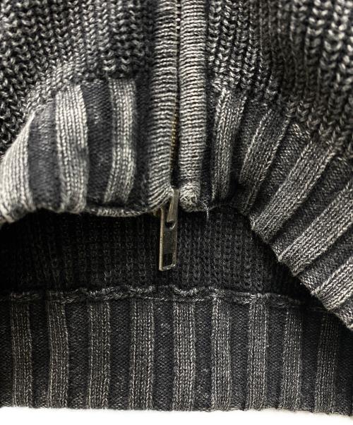 flagstuff（フラグスタフ）flagstuff (フラグスタフ) CPG KNIT DYE JACKET ブラック サイズ:SIZE Lの古着・服飾アイテム