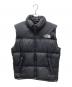 THE NORTH FACE（ザ ノース フェイス）の古着「NUPTSE VEST ダウンベスト」｜ブラック