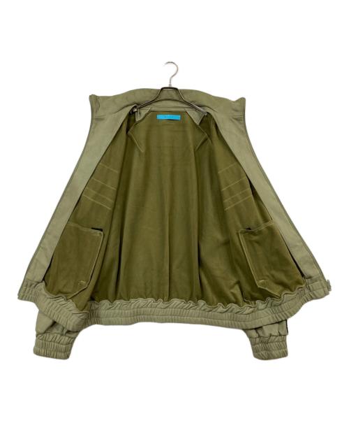 MUZE TURQUOISE LABEL（ミューズ ターコイズ レーベル）MUZE TURQUOISE LABEL (ミューズ ターコイズ レーベル) SWITCHING TRACK BLOUSON オリーブ サイズ:2の古着・服飾アイテム