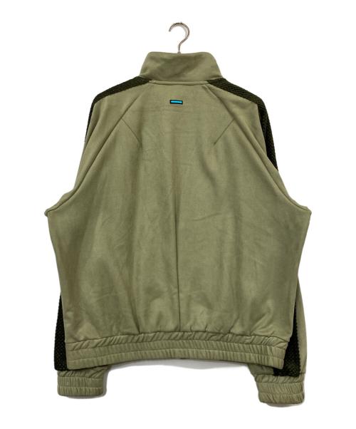 MUZE TURQUOISE LABEL（ミューズ ターコイズ レーベル）MUZE TURQUOISE LABEL (ミューズ ターコイズ レーベル) SWITCHING TRACK BLOUSON オリーブ サイズ:2の古着・服飾アイテム