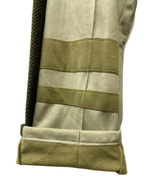 MUZE TURQUOISE LABEL（ミューズ ターコイズ レーベル）MUZE TURQUOISE LABEL (ミューズ ターコイズ レーベル) SWITCHING TRACK PANTS オリーブ サイズ:2の古着・服飾アイテム