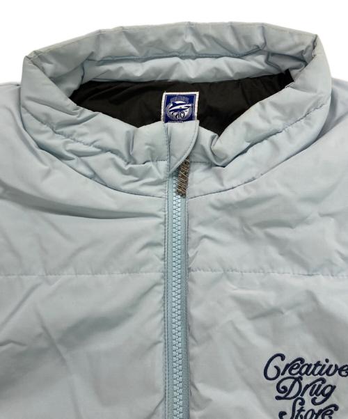 creative drug store（クリエイティヴドラッグストア）creative drug store (クリエイティヴドラッグストア) VERDY (ヴェルディ) CDS VERDY Inner cotton Jacket/ダウンジャケット スカイブルー サイズ:XLの古着・服飾アイテム