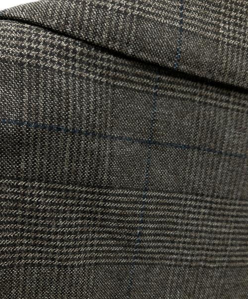 LARDINI（ラルディーニ）LARDINI (ラルディーニ) チェックダブルテーラードジャケット ブラウン サイズ:44の古着・服飾アイテム