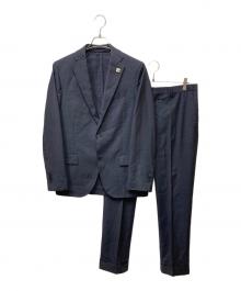 LARDINI（ラルディーニ）の古着「ウールセットアップスーツ」｜ネイビー