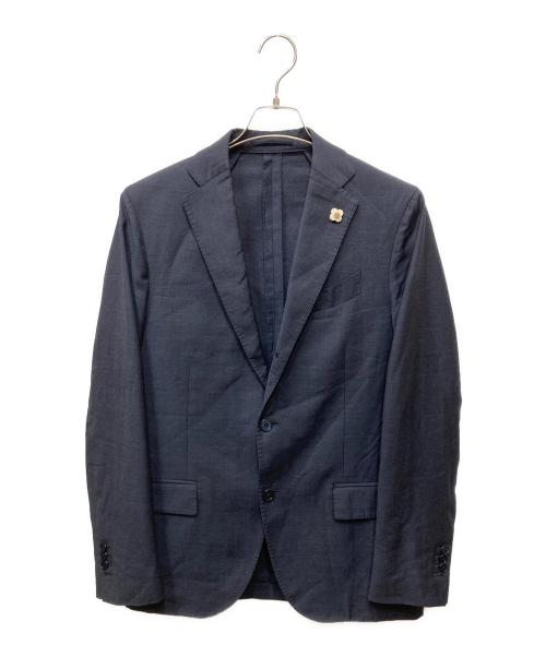 LARDINI（ラルディーニ）LARDINI (ラルディーニ) ウールセットアップスーツ ネイビー サイズ:SIZE 48の古着・服飾アイテム