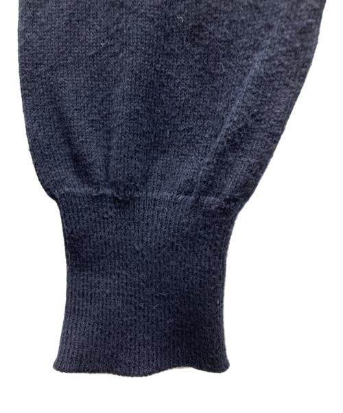 Maison Margiela（メゾンマルジェラ）Maison Margiela (メゾンマルジェラ) エルボーパッチ コットンカーディガン ネイビー サイズ:Sの古着・服飾アイテム