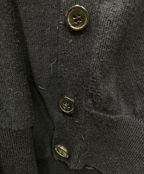 Maison Margiela（メゾンマルジェラ）Maison Margiela (メゾンマルジェラ) エルボーパッチ コットンカーディガン ネイビー サイズ:Sの古着・服飾アイテム