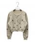 AMERI（アメリ）の古着「TWINKLE BIJOU SHORT KNIT TOP」｜アイボリー